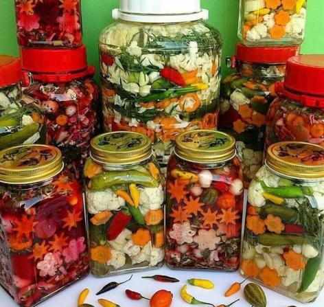 فروش انواع ترشی درجه یک صادراتی